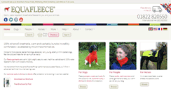 Desktop Screenshot of equafleece.co.uk
