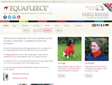 Tablet Screenshot of equafleece.co.uk